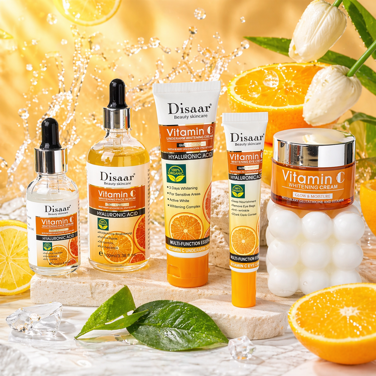 Set Facial Vitamina C Disaar 5 Piezas