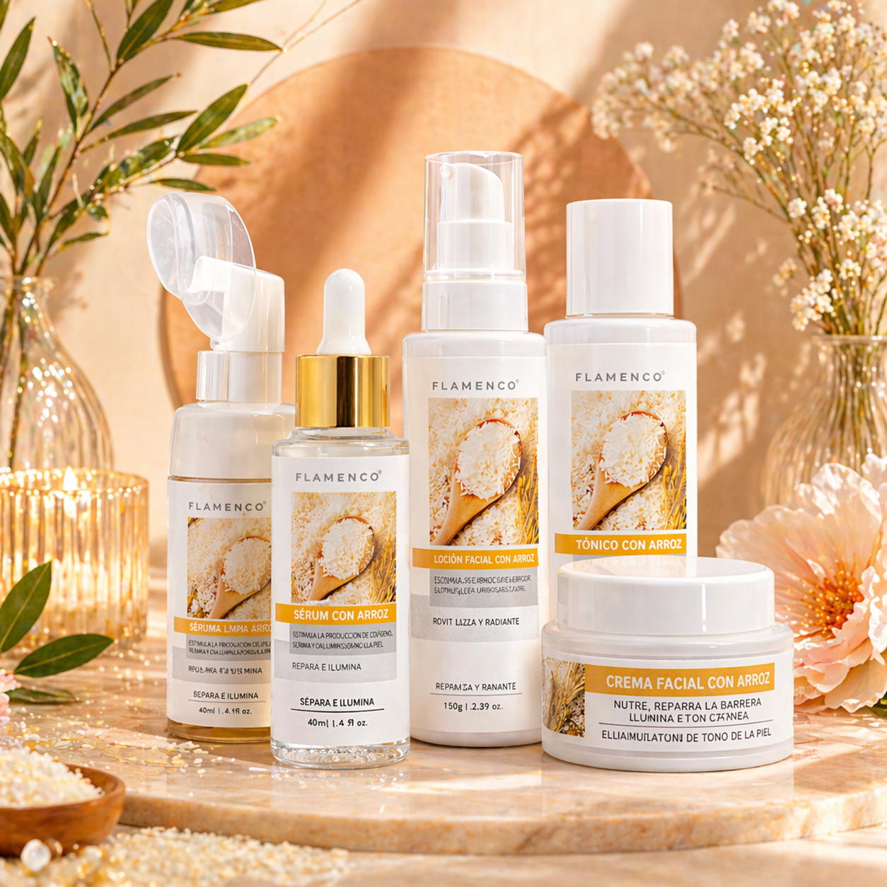 KIT FACIAL DE ARROZ PIEL RADIANTE DESDE LOS PRIMEROS DÍAS🌾✨