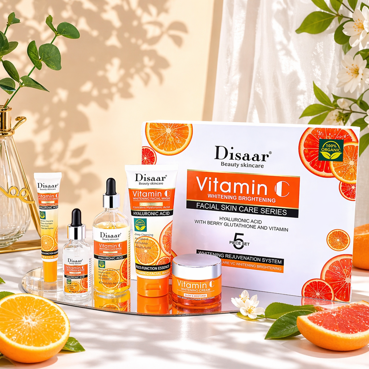 Set Facial Vitamina C Disaar 5 Piezas