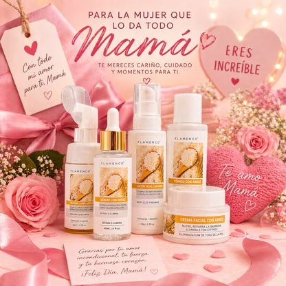 KIT FACIAL DE ARROZ PIEL RADIANTE DESDE LOS PRIMEROS DÍAS🌾✨