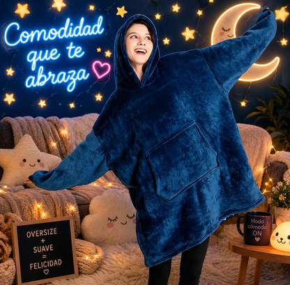 Polerones de Felpa con Capucha – Manta Polar❄️