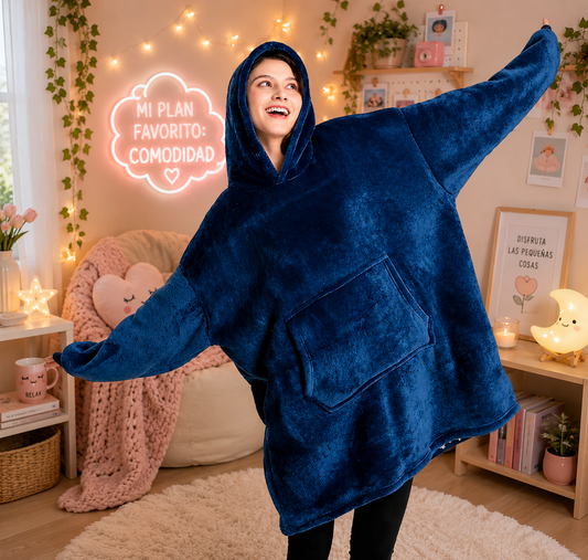 Polerones de Felpa con Capucha – Manta Polar❄️