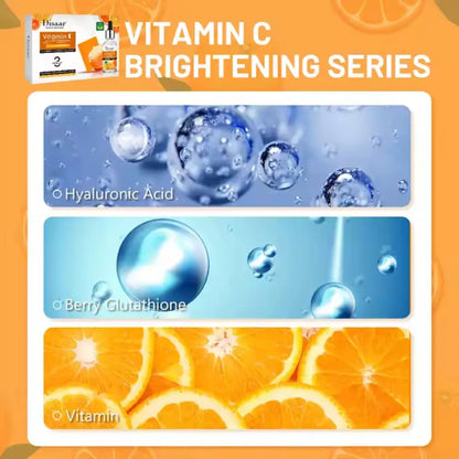 KIT LÍNEA VITAMINA C   PIEL ILUMINADA Y RENOVADA✨ 3 PIEZAS