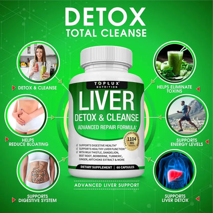 DETOX LIVER & CLEANSE 60 Capsulas