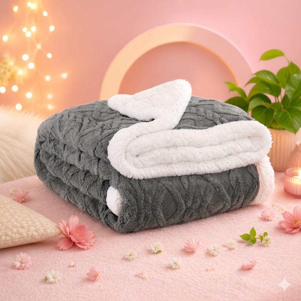 Manta Sherpa Extra Grande – Calor y Comodidad Todo el Año
