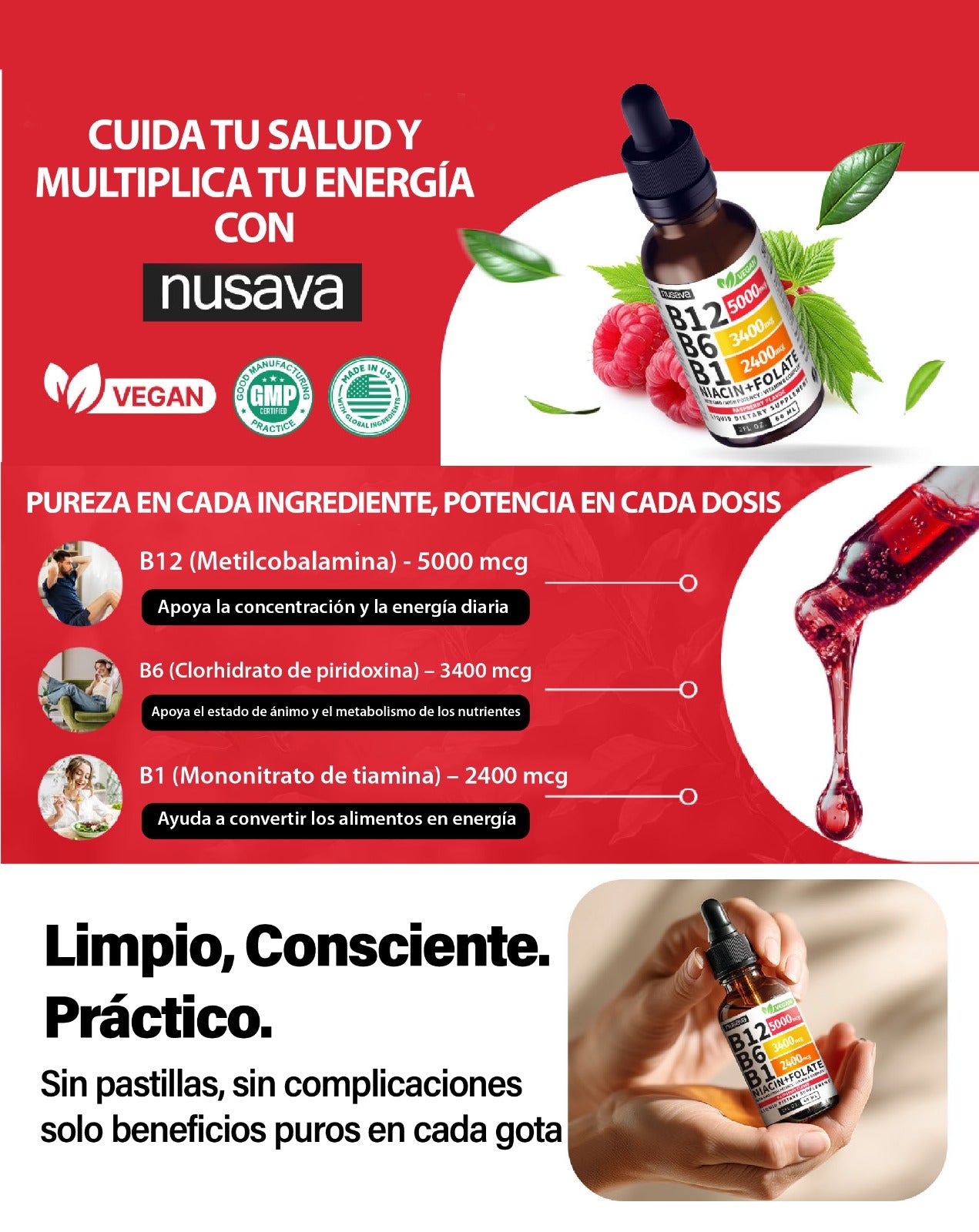 VITAMINA B12 NUSAVA